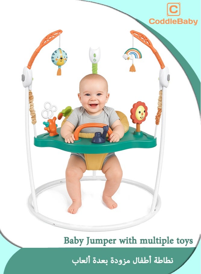 CoddleBaby Baby Jumperoo for Active Play — Interactive Bouncer with Lights & Music - Image 1
