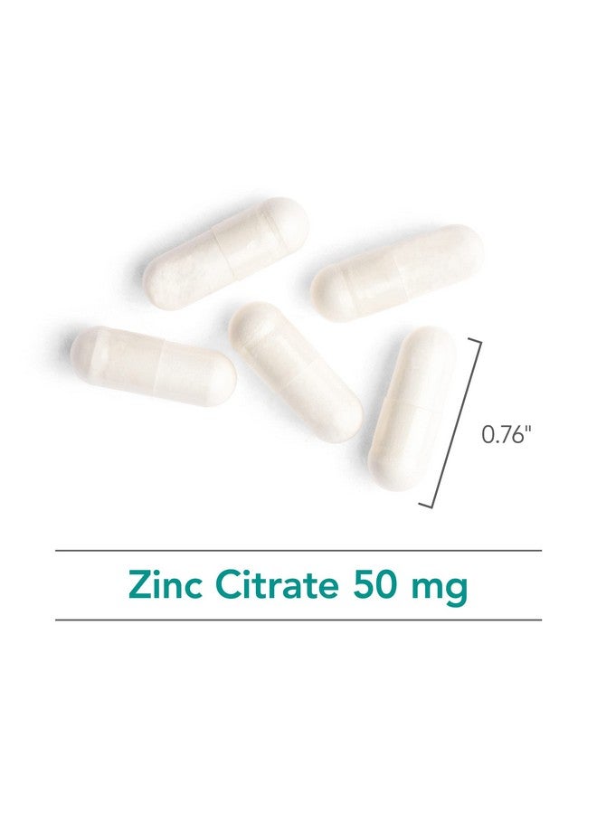 Nutricology Zinc Citrate Supplement - Zinc for Men & Women, Immune Support, Pure, Well-Absorbed, Well-Tolerated, Trace Mineral, 50mg Vegetarian Capsules - 60 Count - Image 4