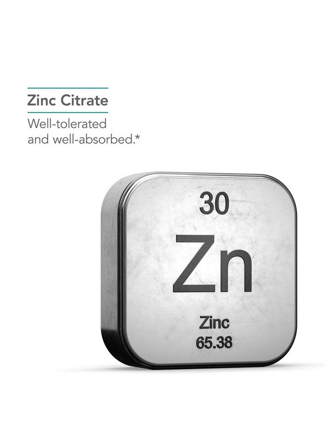 Nutricology Zinc Citrate Supplement - Zinc for Men & Women, Immune Support, Pure, Well-Absorbed, Well-Tolerated, Trace Mineral, 50mg Vegetarian Capsules - 60 Count - Image 3
