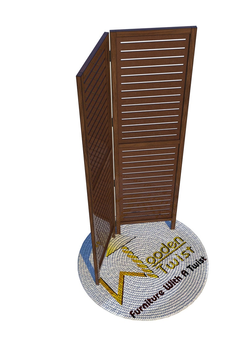 Wooden Twist Premium Solid Wood Room Divider  - Image 5