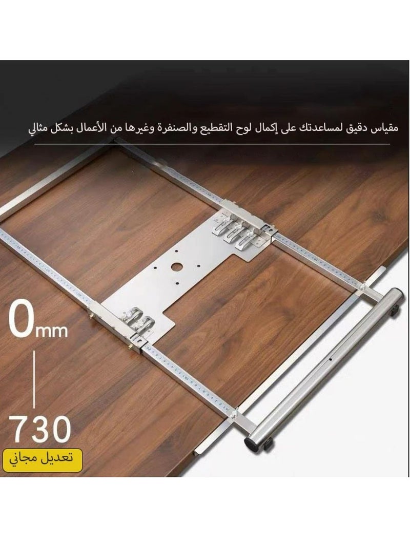 متعددة الوظائف الكهربائية المنشار الانتهازي ، دليل دليل الفولاذ المقاوم للصدأ الإطار التعامل مع النجارة  - Image 5