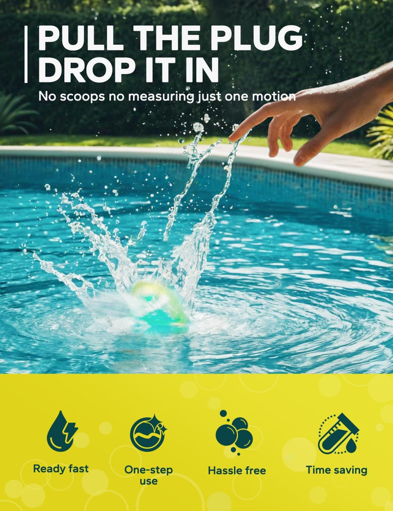 POOLHACKER Pool Winterizing Kit for Above Ground & Inground Pools â€“ Long-Lasting Pool Closing Kit Supports Seasonal Care, Covers Up to 30,000 Gallons - Image 5
