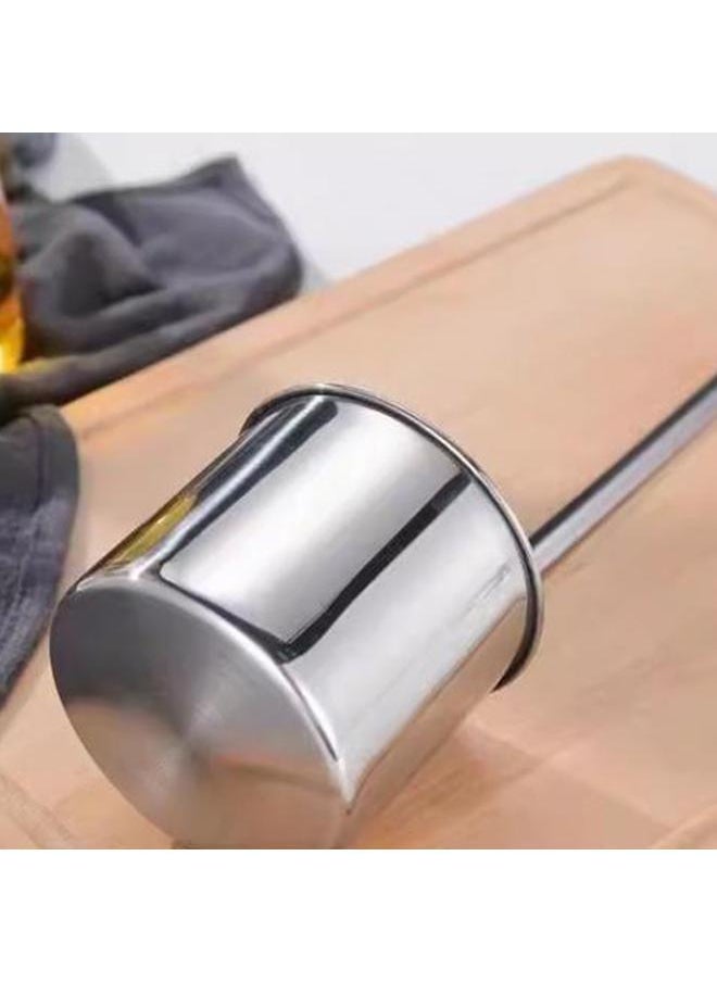 Stainless Steel Wine Ladle Thicken 50ml Capacity Beer Pouring Measure Spoons Wine Dipper with Tail Hook for Kitchen