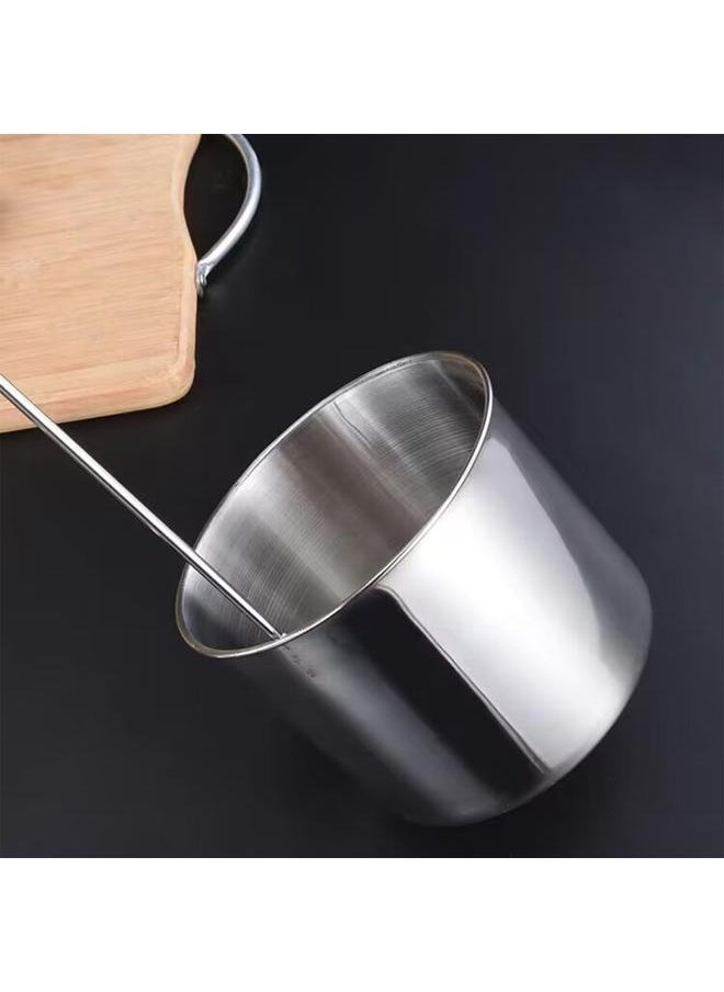 Stainless Steel Wine Ladle Thicken 50ml Capacity Beer Pouring Measure Spoons Wine Dipper with Tail Hook for Kitchen