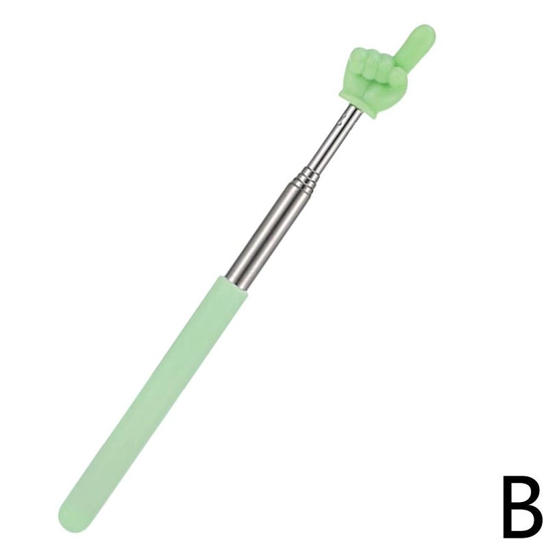 Telescopic finger reading stick, finger telescopic reading stick, point reading teaching aid, pointer, baton, teacher's teaching stick - Image 1