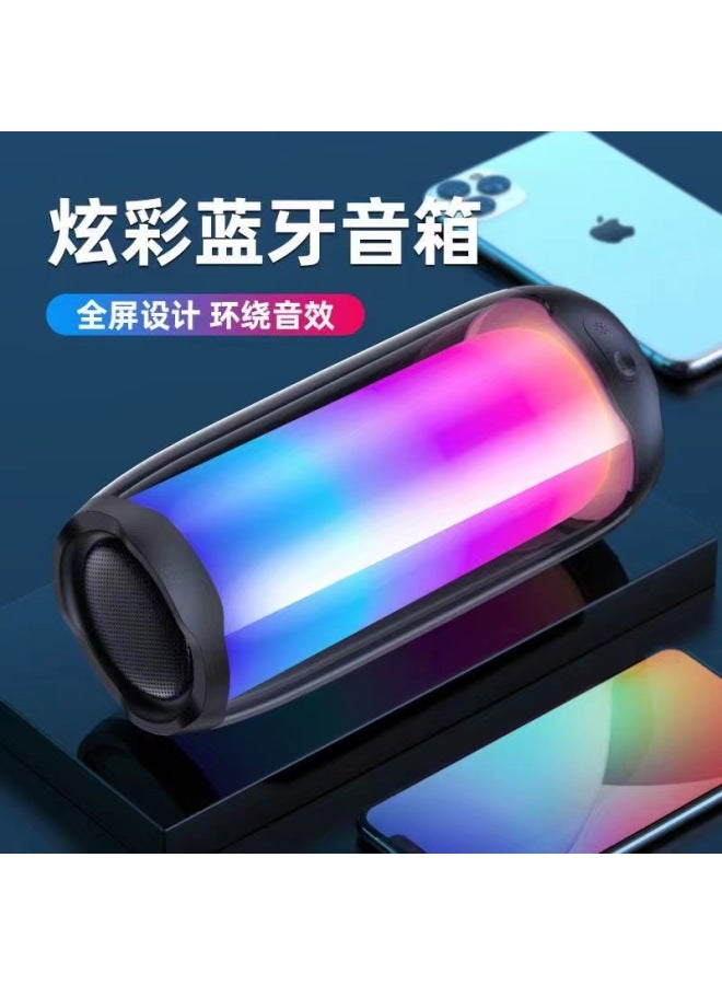 Neutral New Pulsating Pluse 5 Bluetooth Speaker Full Screen Colorful Wireless Bluetooth Stereo Rgb Colorful Luminous Subwoofer - Image 4