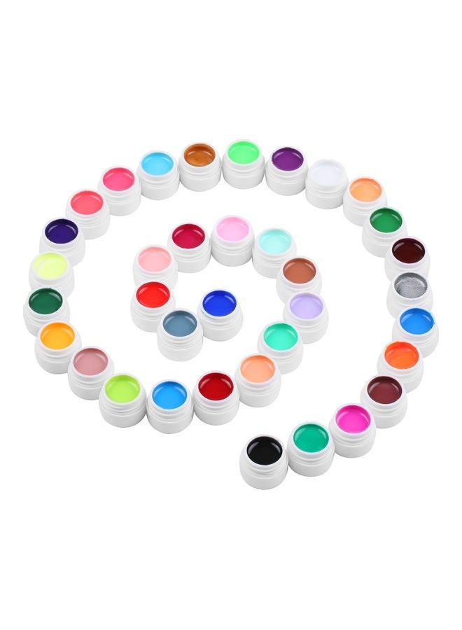 general 37-Piece UV Gel Nail Art With Brush - Image 5