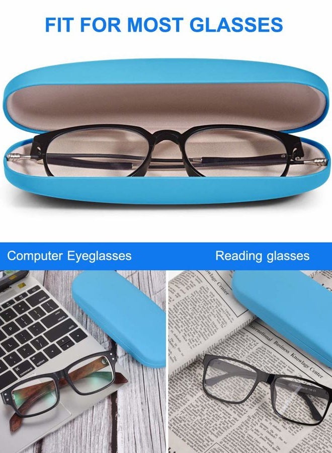 RayLove Unisex Hard Shell Eyeglasses Cases, Protective Case For Glasses, Sky-blue, One size - Image 3