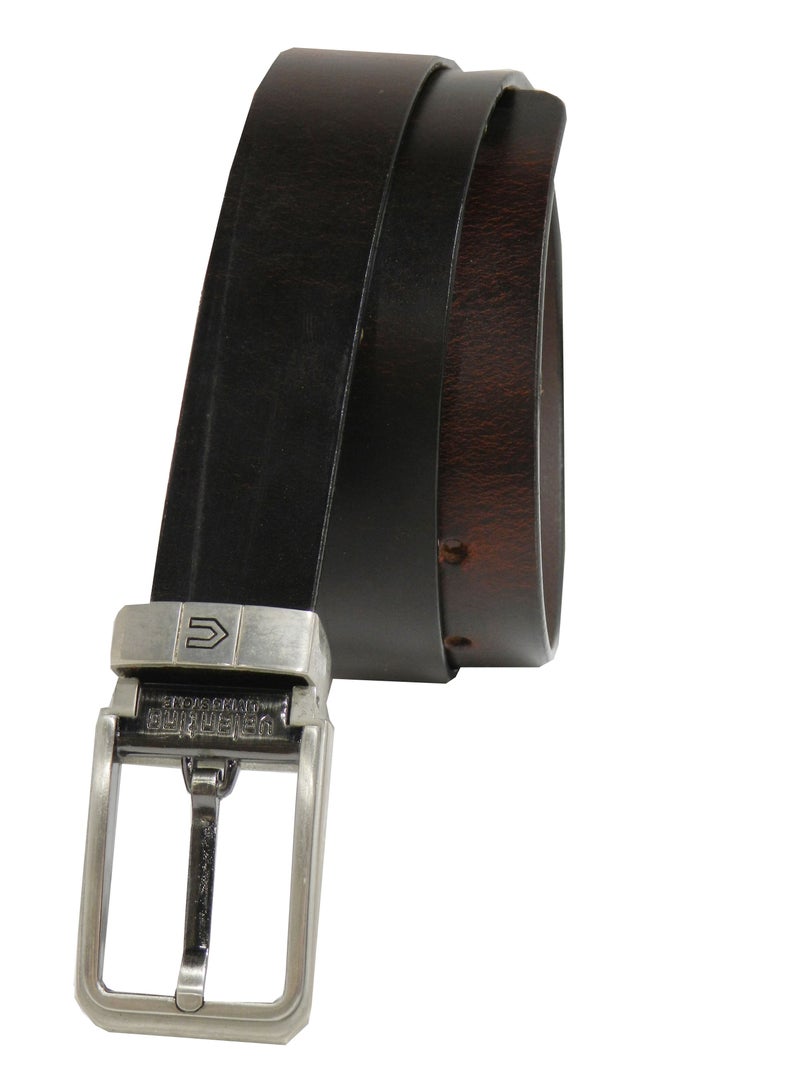 LAVERI LEATHER GENUINE LEATHER 25 MM BELT FOR KIDS IN BROWN  - Image 2