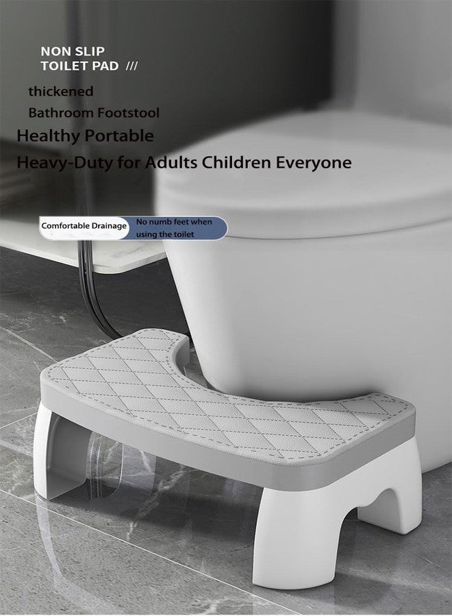 BLURISM Portable Plastic Squat Stool for Potty Training Kids & Adults for Western Toilet, Anti-Slip & Anti-Constipation Foot Stool, Travel Foot Stool, Poop Stool for Bathroom - Image 5