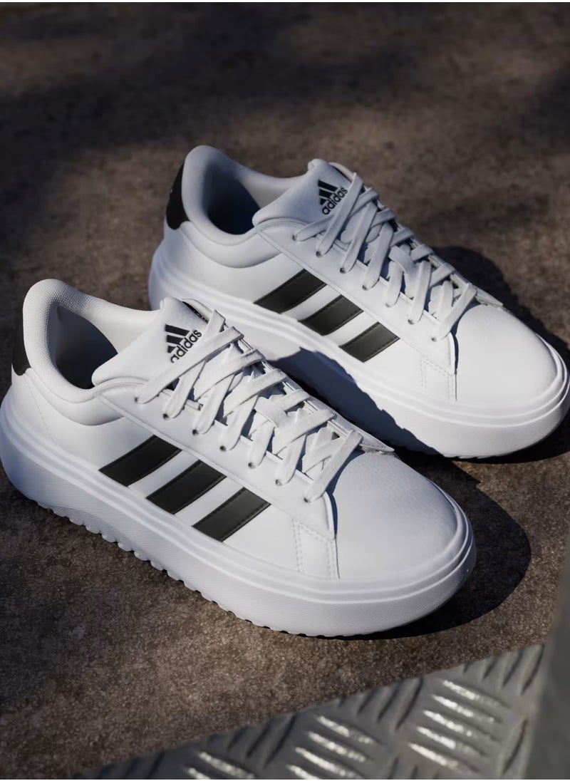 Adidas - Grand Court Platform Shoes - Image 1