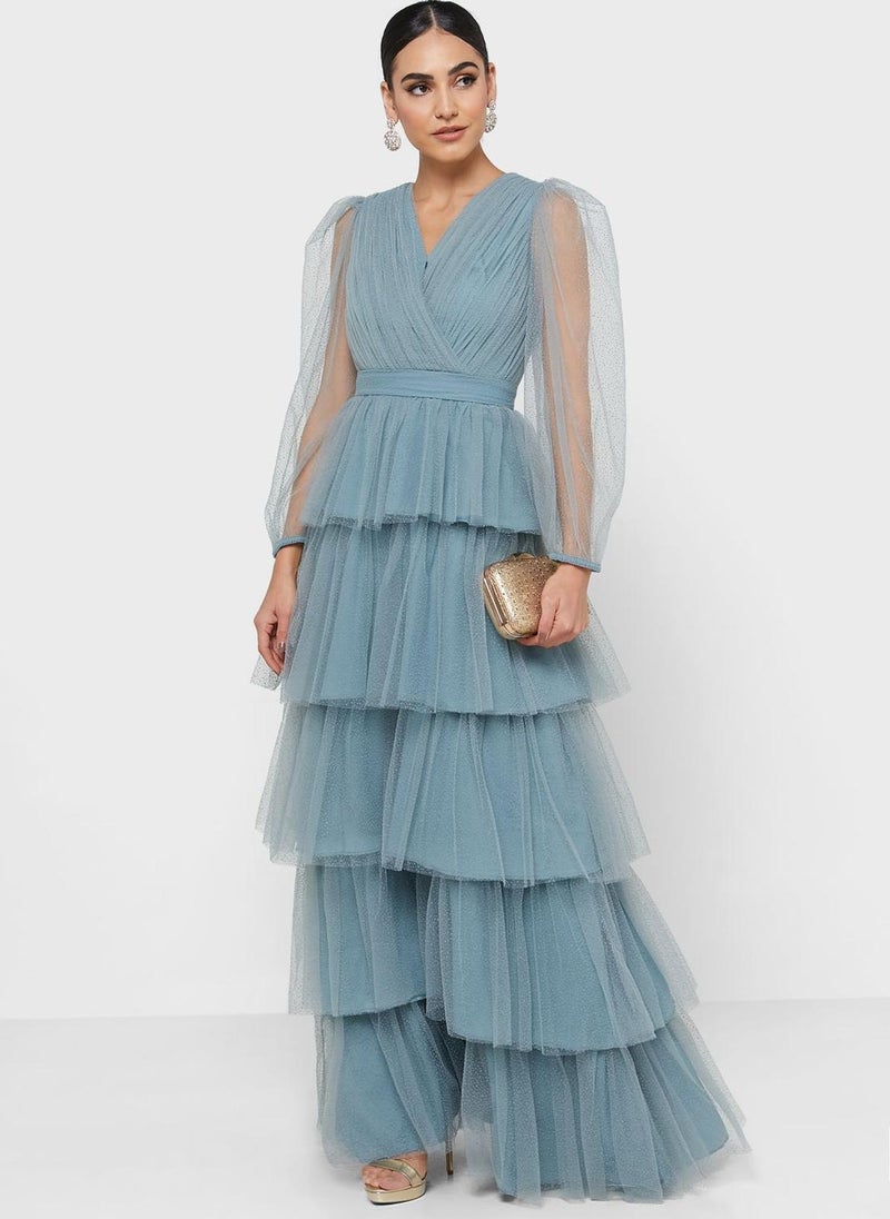 مينوتيا فستان تول بطبقات متعددة - Image 4