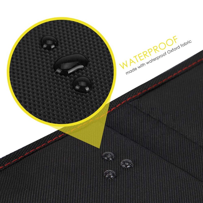 FASITE Car Seat Protector for Baby Child Car Seats - Auto Seat Cover Mat,Protective Non-Slip Waterproof Car Seat Cover Pad with Mesh Pockets, Beige - Image 5
