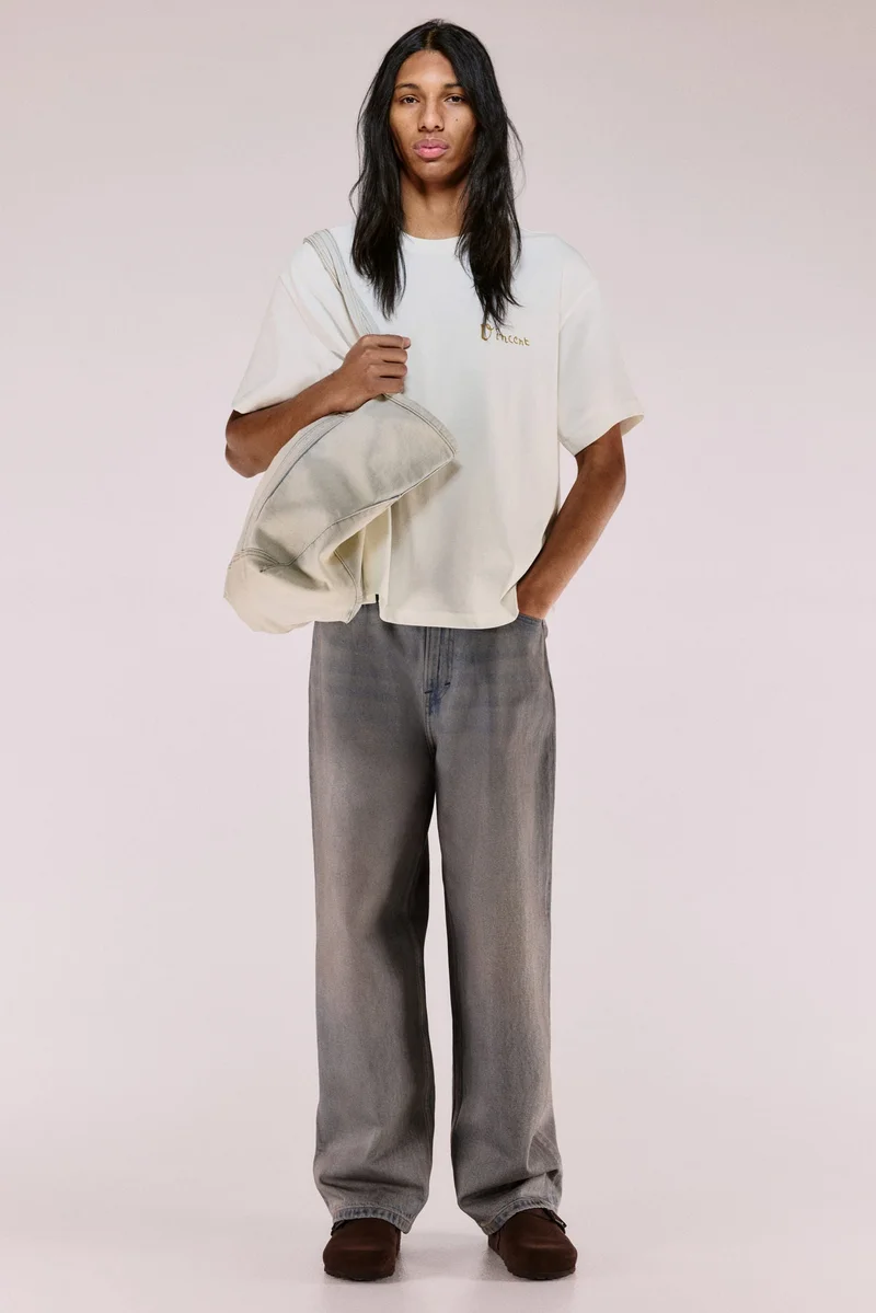 H&M Loose Fit Printed T-shirt