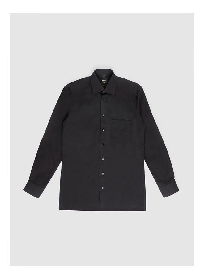 Olymp Collared Neck Long Sleeve Plain/Basic Shirt  - Image 1