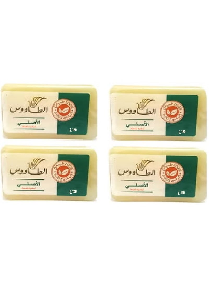 Taous Authentic Natural Soap For Smooth Skin - 4x120g - Image 2