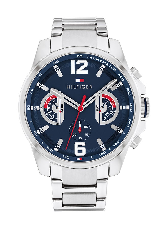 TOMMY HILFIGER Round Analog Men'S Navy Case Watch - 1710697  - Image 1