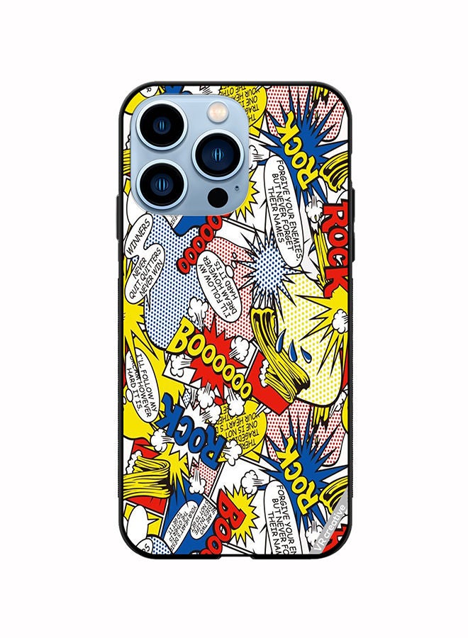 VR CREATIVE Protective Case Cover For Apple iPhone 14 Pro Pop Art Design Multicolour - Image 1