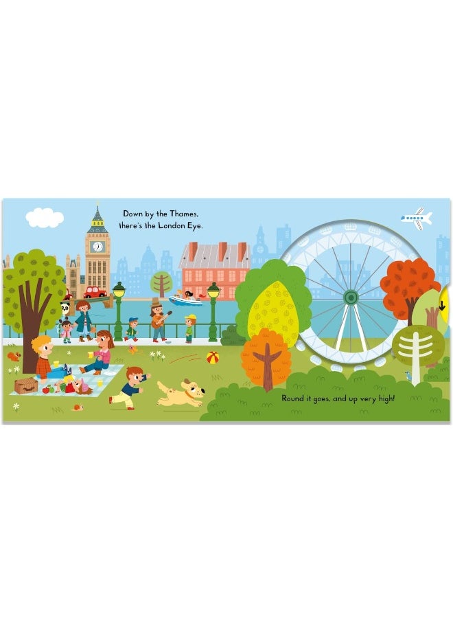 Busy London: A Push, Pull and Slide Book  - Image 3