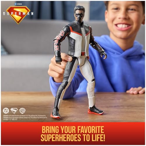 DC Comics, Superman Mr Terrific 12-inch Superhero Action Figure, Kids Toys for Boys and Girls Pretend Play, for Ages 4 and Up - Image 2