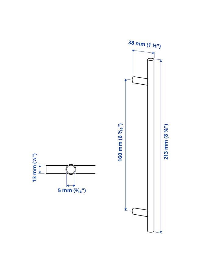 Zaboon Handle, stainless steel, 213 mm - Image 5