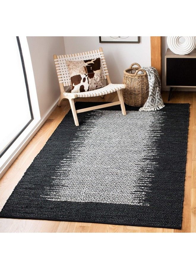Safavieh - Vintage Leather Collection Accent Rug 3' X 5' Light Grey & Charcoal Handmade Modern Leather Ideal For High Traffic Areas In Entryway Living Room Bedroom (Vtl387B) - Image 1