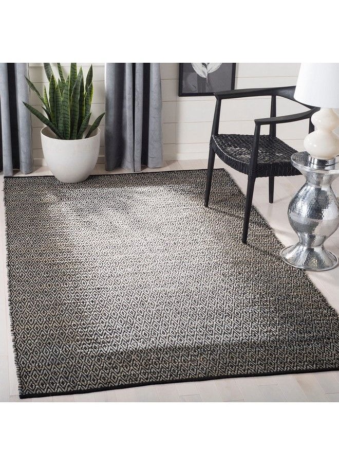 Safavieh - Vintage Leather Collection Accent Rug 3' X 5' Light Grey & Charcoal Handmade Modern Leather Ideal For High Traffic Areas In Entryway Living Room Bedroom (Vtl387B) - Image 1