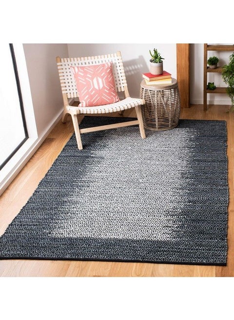Vintage Leather Collection Accent Rug 3' X 5' Light Grey & Charcoal Handmade Modern Leather Ideal For High Traffic Areas In Entryway Living Room Bedroom (Vtl387B)