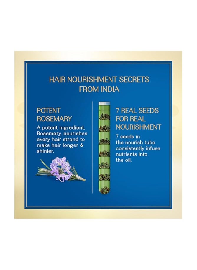 Herbsindia - Herbs India Nourishment Of Rosemary & 7 Seeds Hair Oil -180 Ml - Image 1