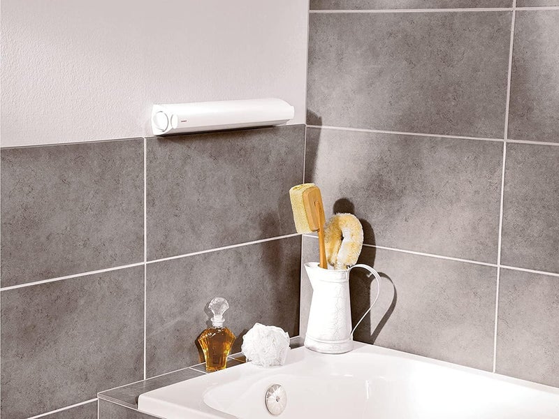 Leifheit Rollfix Plastic WallMounted Dryer White - Image 3