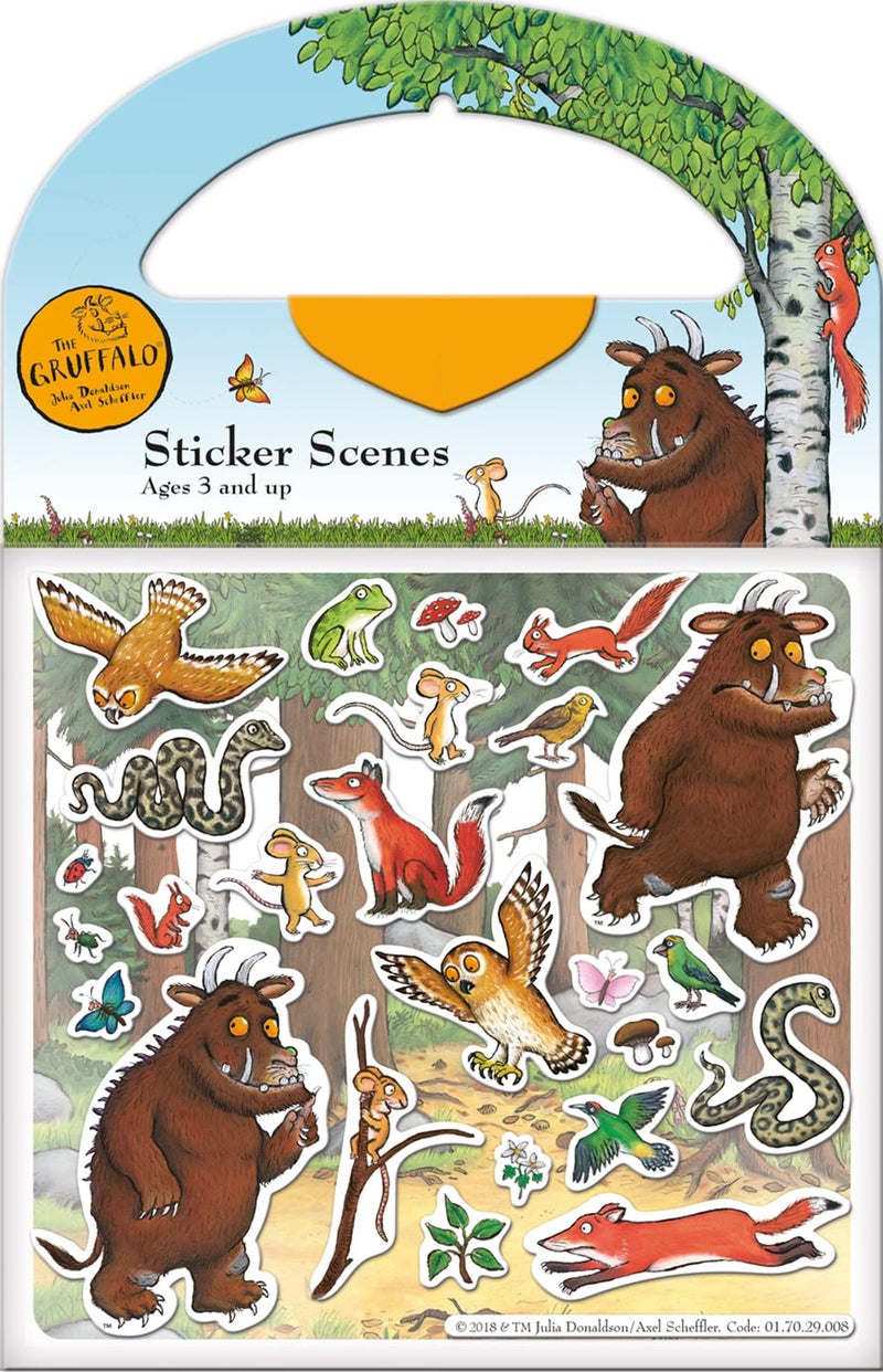 Paper Projects 017029008 Gruffalo Activity SetIncludes Six Scenes and Over 50 Reusable Stickers Multicolor 235cm x 155cm - Image 3