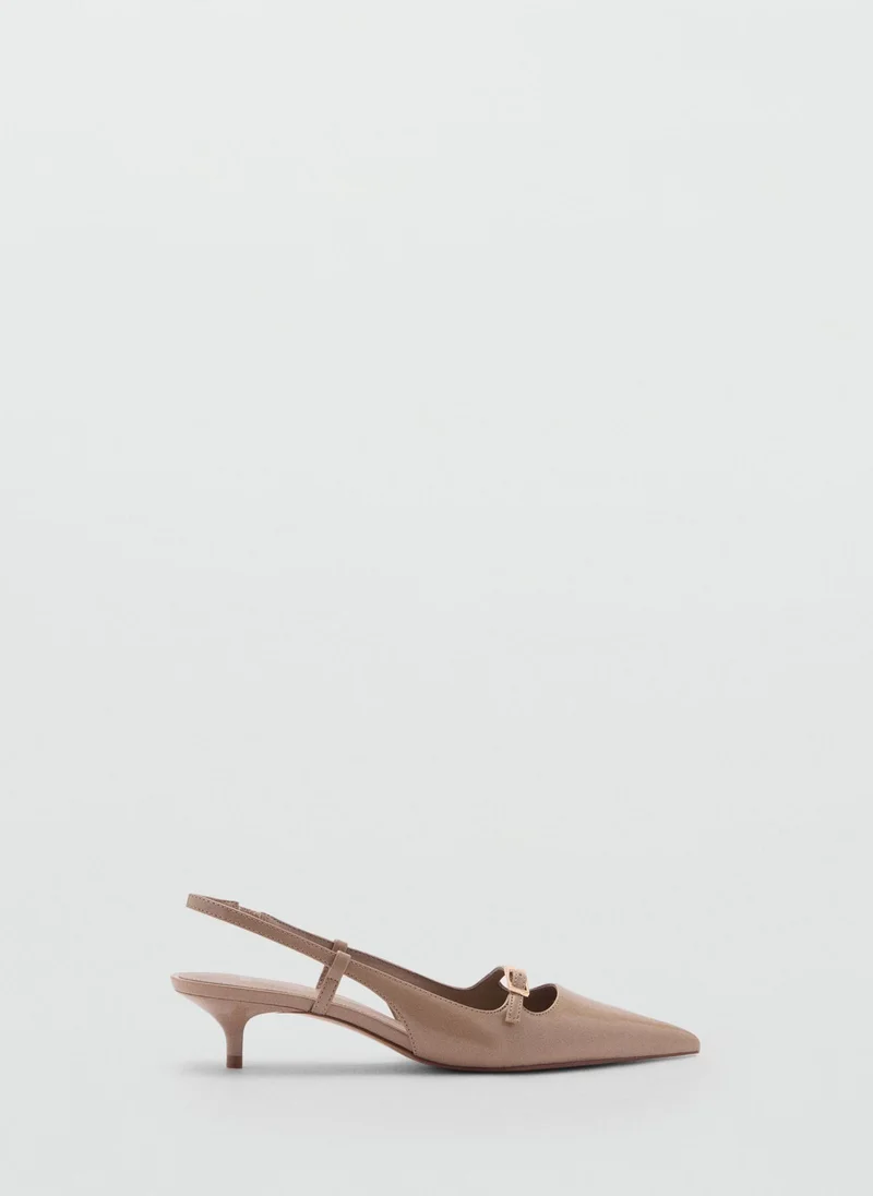 مانجو Slingback With Buckle Heeled Shoes