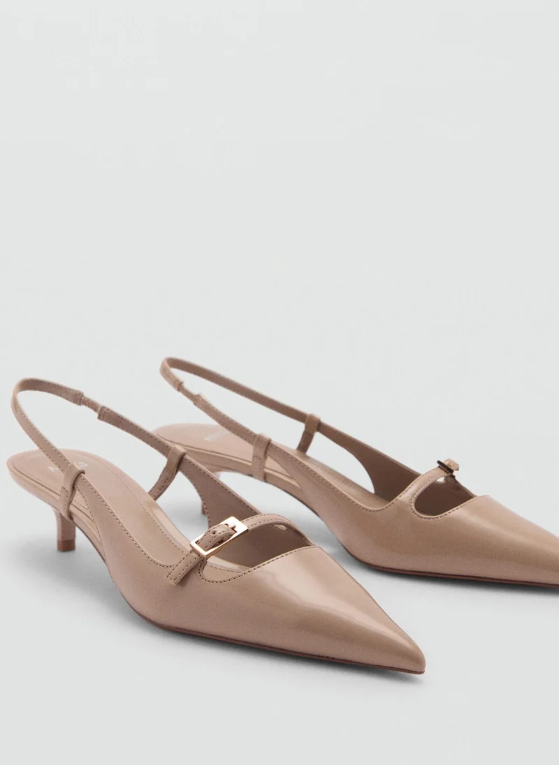 مانجو Slingback With Buckle Heeled Shoes