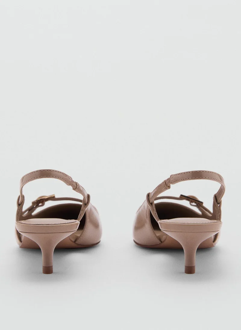 مانجو Slingback With Buckle Heeled Shoes