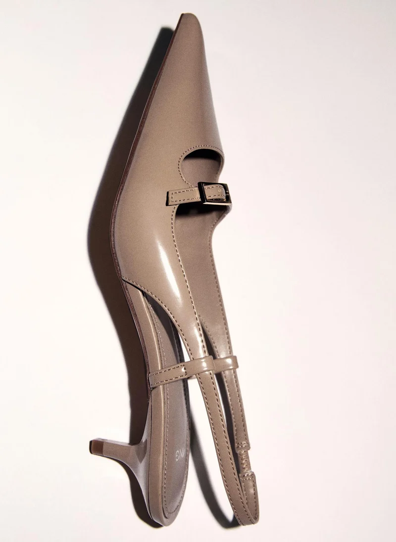 مانجو Slingback With Buckle Heeled Shoes