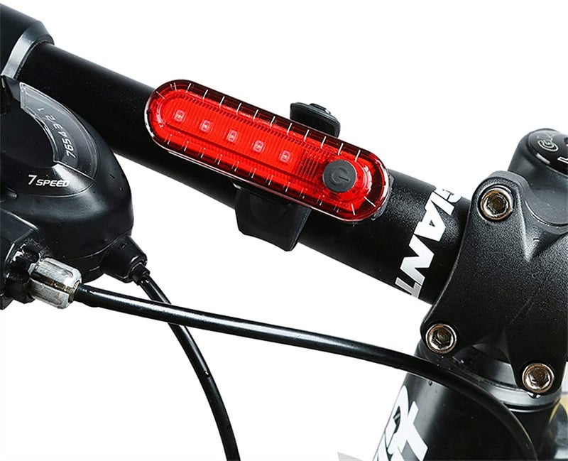 Linist Bicycle Light 4 Modes USB Rechargeable LED Taillight Super Bright Cycling Tail Light Safety Warning Flash Cycling Light - Image 5