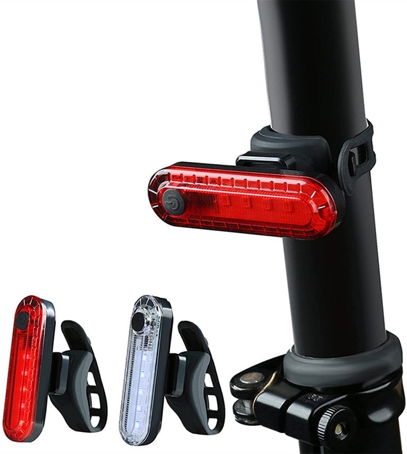 Linist Bicycle Light 4 Modes USB Rechargeable LED Taillight Super Bright Cycling Tail Light Safety Warning Flash Cycling Light - Image 4