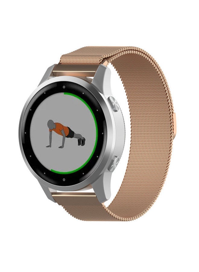 NIBEMINENT - Replacement Milanese Band For Smartwatch Rose Gold - Image 1