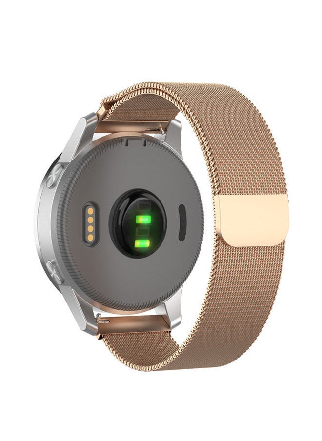 NIBEMINENT - Replacement Milanese Band For Smartwatch Rose Gold - Image 1