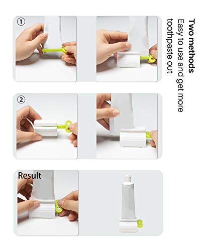 MoHern Toothpaste Squeezer, 6 Pcs Toothpaste Tube Squeezers, Multi-Purpose Toothpaste Dispenser, Rolling Toothpaste Holder Stand by MoHern - Image 4