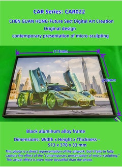 Painting - "CAR 022" by CHEN GUAN HONG: Future Sect Digital Art Creation, Sci-Fi Modern Artistic Design, Contemporary Presentation of Micro-Sculpting. This work is currently available exclusively on Platform "Noon"；The following themes are related to the works: Artwork,Decorative Painting ,Modern Artwork,Abstract Paintings,Wall Art ,Interior Decoration,Home Decor,Classic Decor,Custom Painting,Office design,Commercial design,Model home design,Clubhouse interior design,Furniture design,Landscape design,Architecture design,Soft decoration,Molding,Villa design,Decorating,Interior Design,Residential Interior Design,Commercial Decorating,Budget-Friendly Decor Ideas,Modern Home Decor Trends,Vintage Decor Inspirations,Small Space Solutions,City-Specific Interior Designers,Tips for Maximizing Small Living Spaces,Latest Trends in Home Decor for 2025.