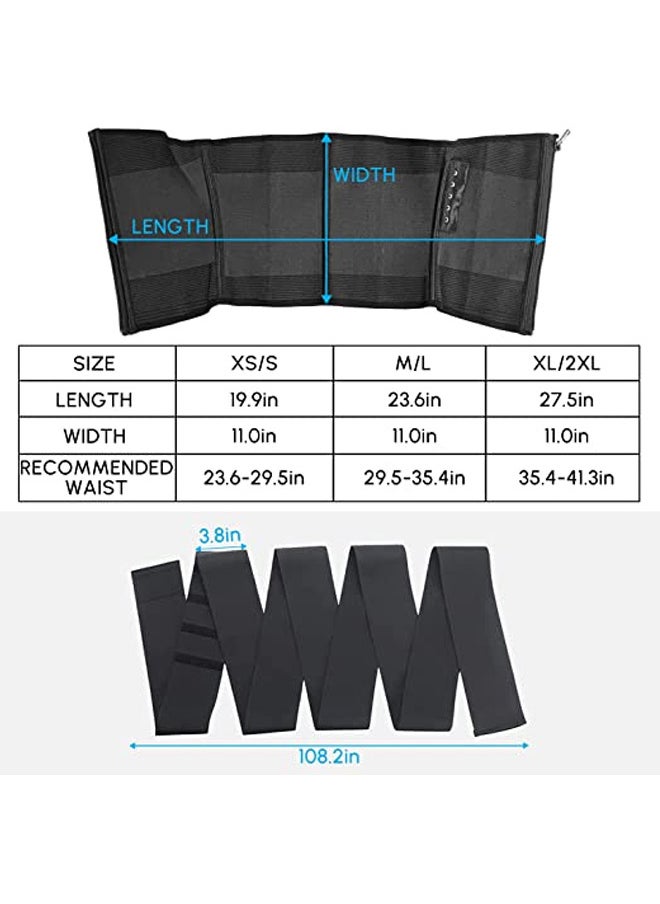 Rock Pow - Waist Trainer for Women, Detachable Plus Size Adjust Tummy Wraps Band for Stomach Body Trimmer Waist Training - Image 1