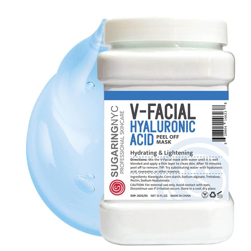 Sugaring NYC Vajacial Jelly Mask Peel-Off Bikini, Underarms Area Peel Mask - Hyaluronic Acid - Professional Size 23oz by Sugaring NYC - Image 1