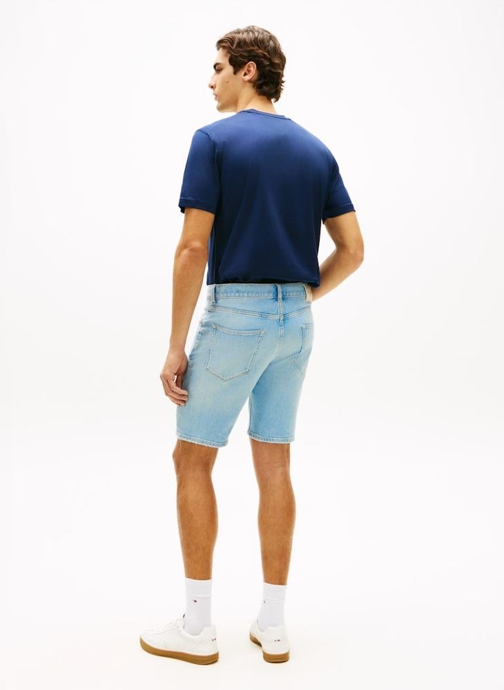 TOMMY HILFIGER Denton Faded Straight Leg Denim Shorts - Image 2