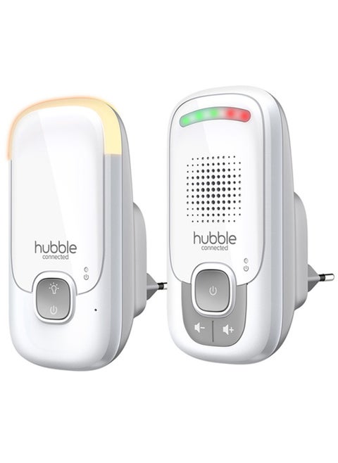 Listen Glow Audio Baby Monitor with Long Range DECT Wireless Connectivity, Night Light, Intercom, Volume Control and High Sensitivity Microphone