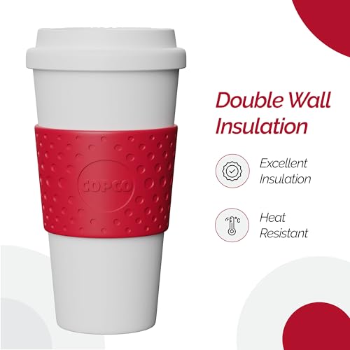 Copco Acadia Travel Mug, 16-Ounce, Cherry Red - Image 3