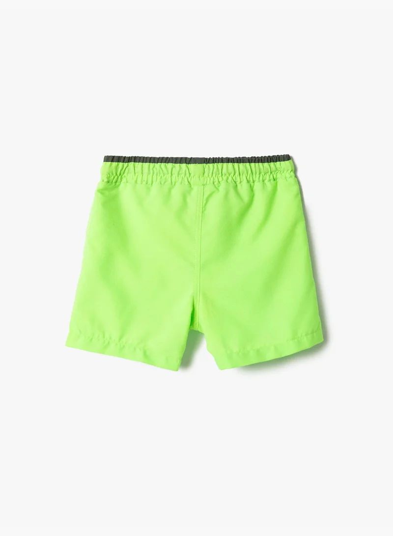 كوتون Swimsuit Drawstring Basic