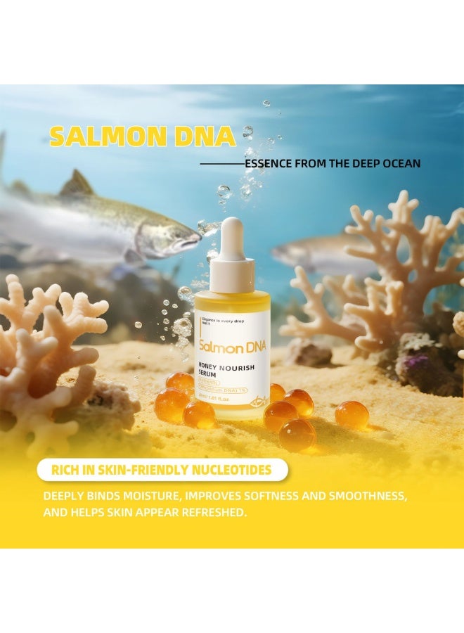 jalan Salmon DNA Honey Nourishing Essence - Anti-Oxidant, Repairing, Pore Refining, Soothing, Brightening - Image 4
