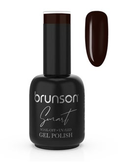 brunson Gel Nail Polish, 15ml Smart Gel Nails Glossy Shine Finish Long Lasting Soak off UV/LED Gel Polish for Nail Art French Manicure Pedicure Salon Quality Chip Resistant Gel Nail Extensions BSM063 