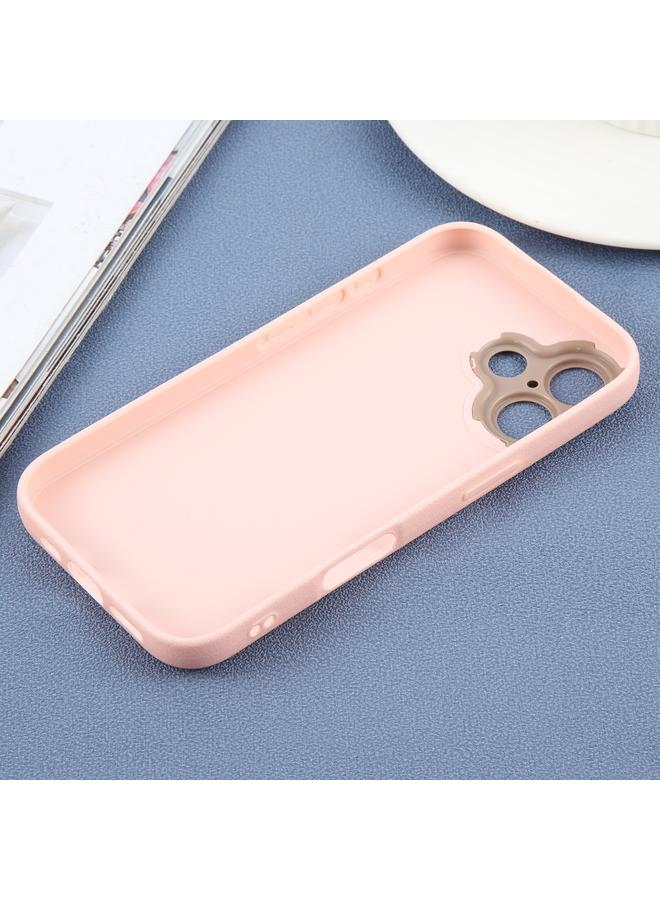 S-TOP Case For iPhone 16 Plain Imitation Leather Back Cover Phone Case - Image 4